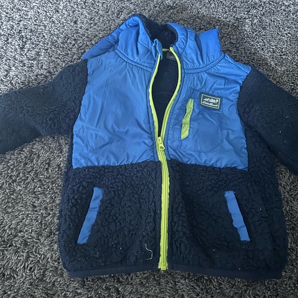 Eddie Bauer Navy and Lime Jacket - Picture 4 of 4
